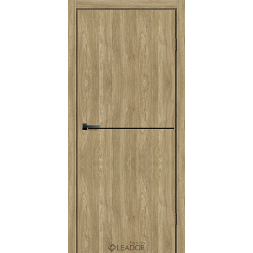 Межкомнатная дверь SIMPLI - LOFT DEKO 02 клен золотой глухая LEADOR Express