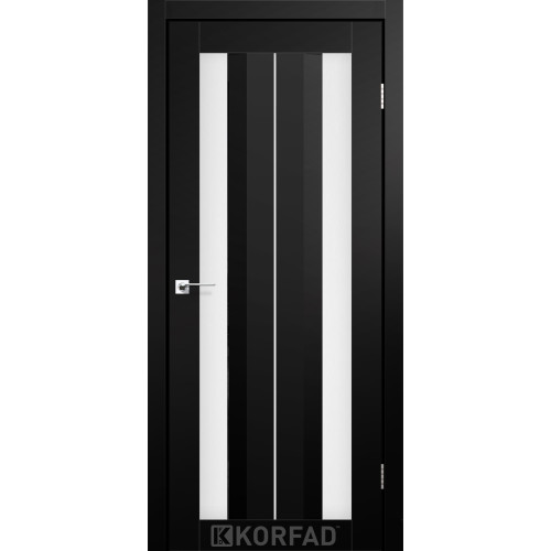 Межкомнатная дверь Aliana 01 Super PET черный Сатин Korfad