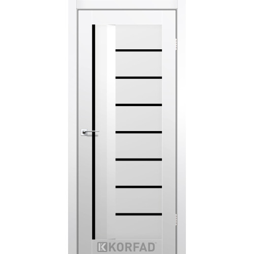 Межкомнатная дверь Aliana 03 Super PET аляска BLK Korfad