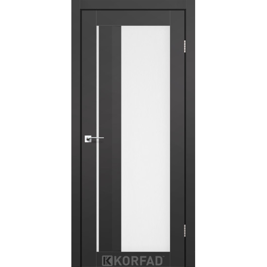 Двері міжкімнатні Aliana 06 Super PET антрацит Сатин Korfad