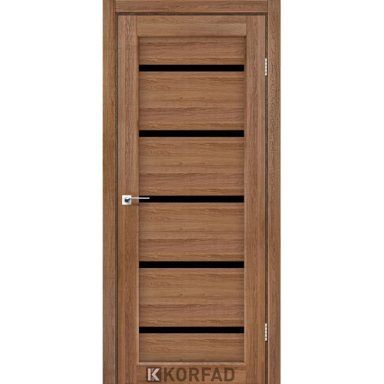 Двері міжкімнатні Porto 02 дуб браш BLK Korfad