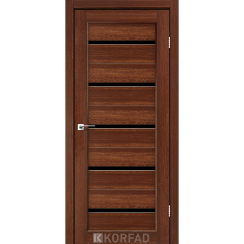 Двері міжкімнатні Porto 02 горіх BLK Korfad