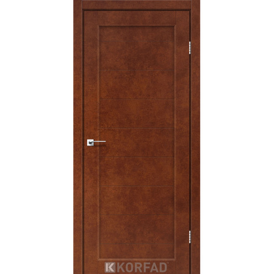 Двері міжкімнатні Porto 05 сталь кортен глуха Korfad