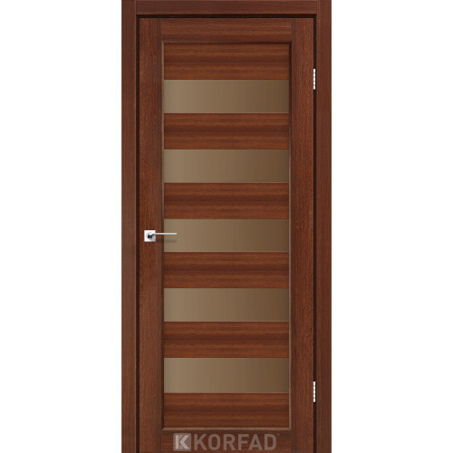 Двері міжкімнатні Porto 08 горіх бронза Korfad