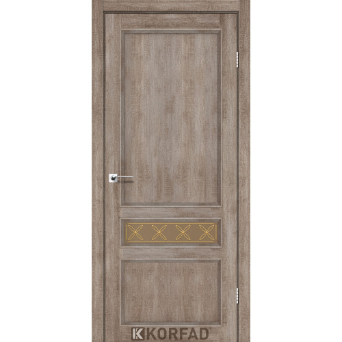 Межкомнатная дверь Classico 07 M2 эш вайт стекло бронза Korfad
