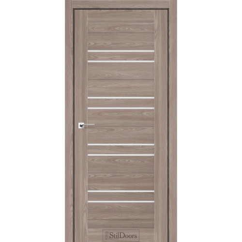 Двері міжкімнатні FERRO флітвуд мокко скло сатин StilDoors